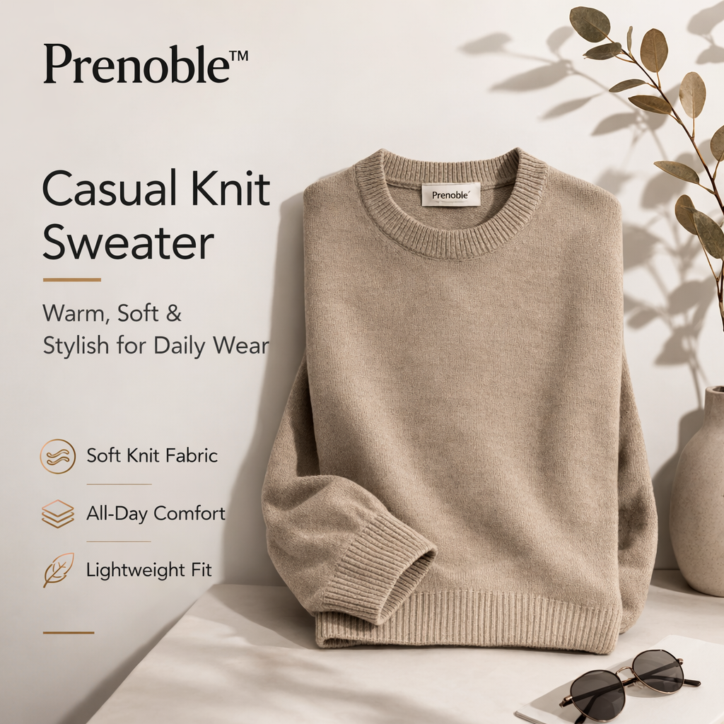 CareUplift™ Casual Knit Sweater
